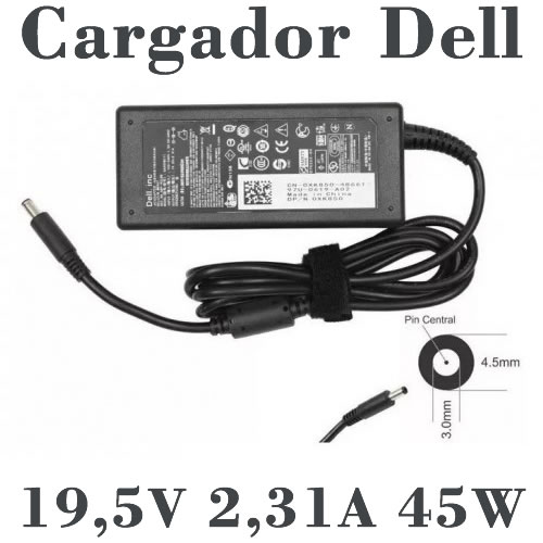 Original 45W Dell Inspiron 15 3585 Cargador Adaptador