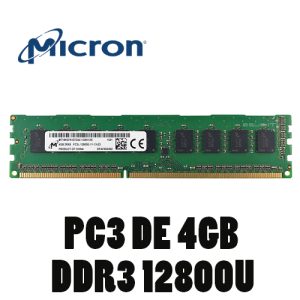 Memoria RAM 1x 4GB Micron ECC UNBUFFERED DDR3 1600MHz PC3-12800 UDIMM | MT18KSF51272AZ-1G6
