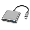 Hub Argom AXESS USB-C Plateado