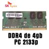 SK Hynix 4GB 1Rx8 PC4-17000 DDR4-2133 1.2V CL15 260 Pin Sodimm Memory p n HMA451S6AFR8N-TF