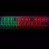CHEVALIER Teclado alámbrico multimedia para videojuegos con iluminación de fondo LED multicolor XTK-505S-2