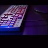 CHEVALIER Teclado alámbrico multimedia para videojuegos con iluminación de fondo LED multicolor XTK-505S-4