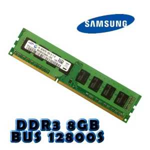 MEMORIA RAM SAMSUNG M378B1G73AH0-CH9 DDR3 8GB 2RX8 PC3-10600 1333MHz DCH PARA PC