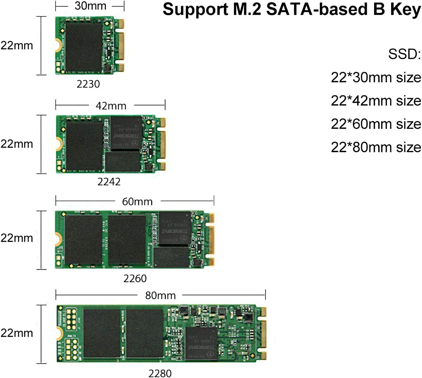 JESOT-M.-2-al-adaptador-USB-llave-B-M.-2-SSD-a-USB-3.0-Lector-soporte-para-convertidor-SATA-NGFF-SDD-basado-en-SATA-2230-2242-2260-2280-No-se-necesita-cable-3