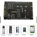 MSATA-Adaptador-De-Tarjeta-M-.-2-SSD-A-USB-2-En-1-Convertidor-Lector-Soporte-SATA-2230-2242-2260-2280-Para-Portatil