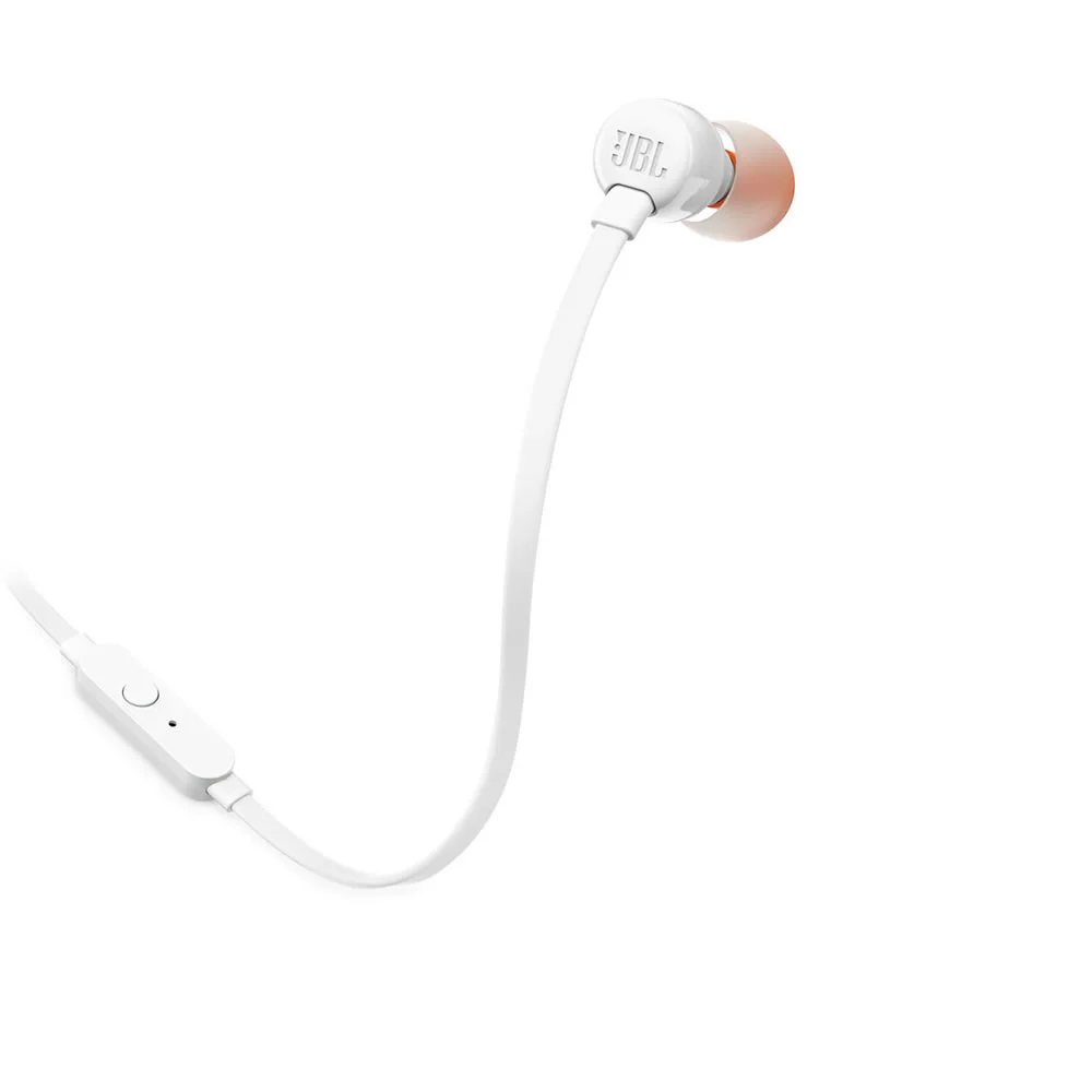 Audifonos JBL TUNE 110 3.5mm In-ear con Micrófono Blancos