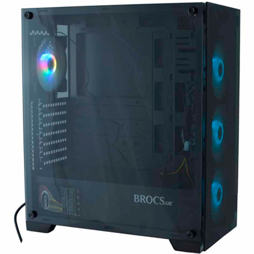 BROCS, Case Gaming INFINITY 2.0, Vidrio Templado. 4 fan RGB (3 frontales y 1 posterior) – 7401195100583 3