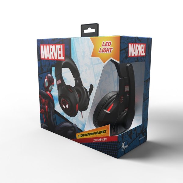 Audifonos cableados con micrófono | Edición Spider-Man Miles Morales XTH-M541SM