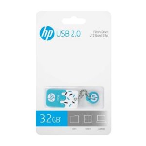 HP MEMORIA USB 2.0 32GB FLASH DRIVE V178B CELESTE