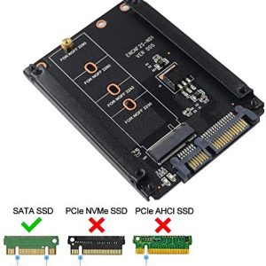 GODSHARK M.2 NGFF SSD to 2.5" sata III ssd Drives, Connector Converter Expansion Card for SATA III, Supports M.2 NGFF SATA 2280, 2260, 2242, 2230