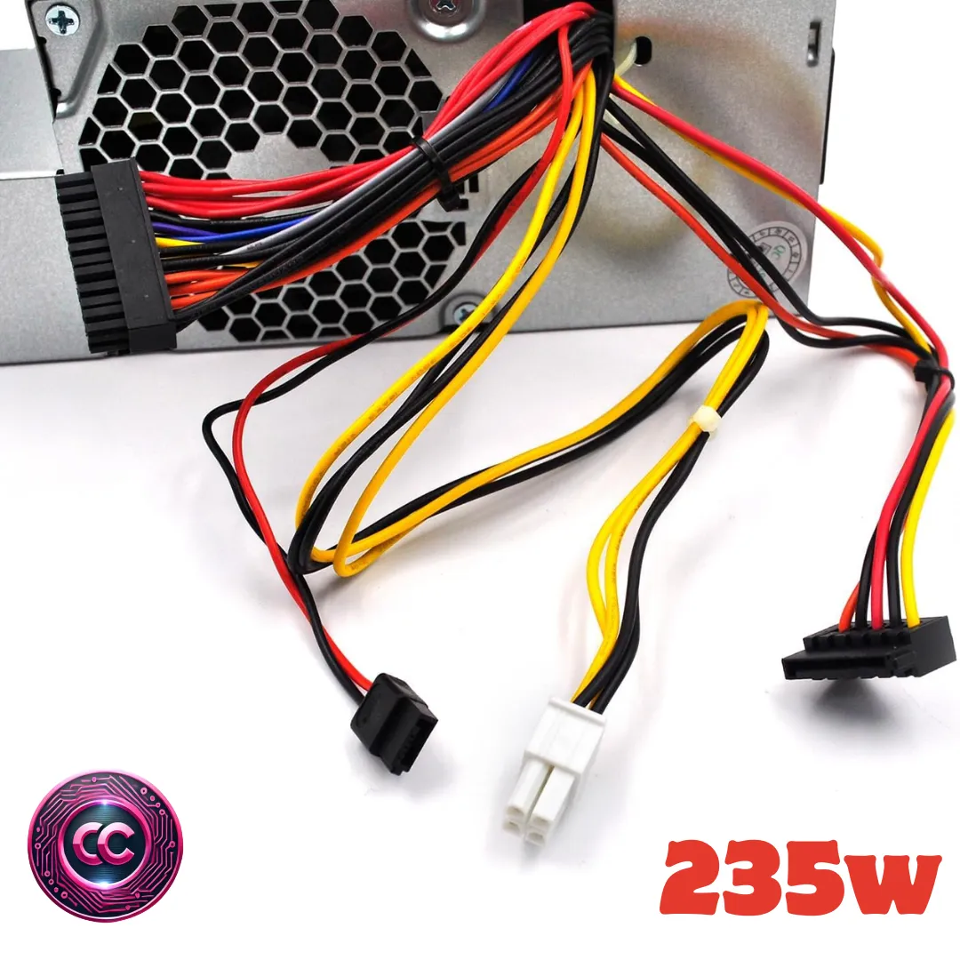 Fuente de alimentación de 235 W para sistemas de factor de forma pequeño (SFF) DELL Optiplex 580, 760, 780, 960 y 980 R224M, PW116, FR610, RM112, WU136, 67T67