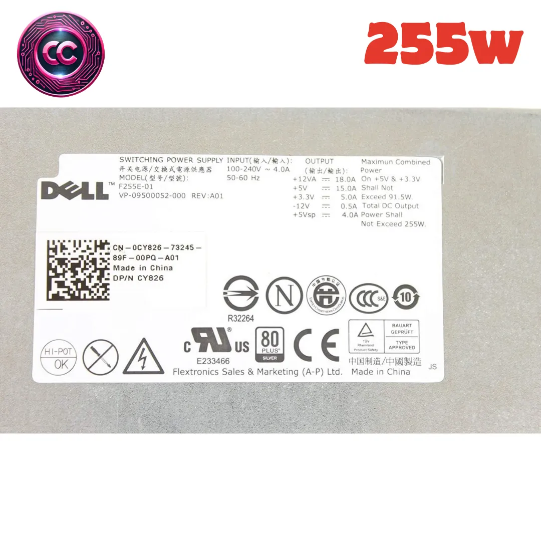 Fuente de alimentación de escritorio Dell Optiplex 760 780 960