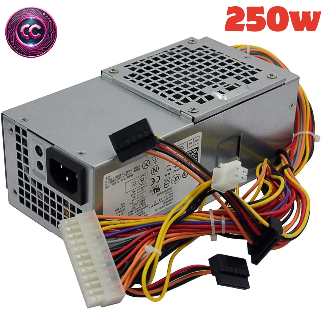 Fuente de alimentación PSU para DELL Optiplex 390 790 990 3010 DT Inspiron 530s 537s 545s 545s 546s 560s 570s 580s 580s s Vostro 2 Sistemas Slim DT Studio 540s 00s