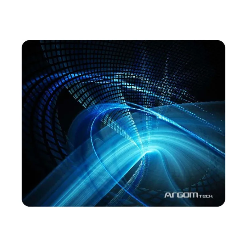 Mousepad Argom ARG-AC-1235BL Galaxia Negro-Azul