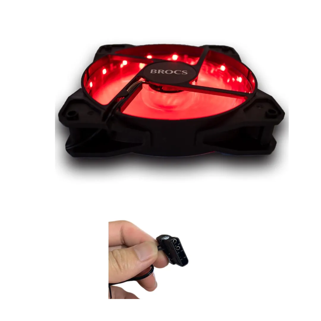 BROCS, Ventilador, Rojo