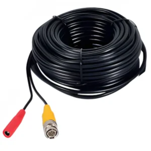 Cable de Video Armado con Conector BNC y Alimentación, 20 Metros