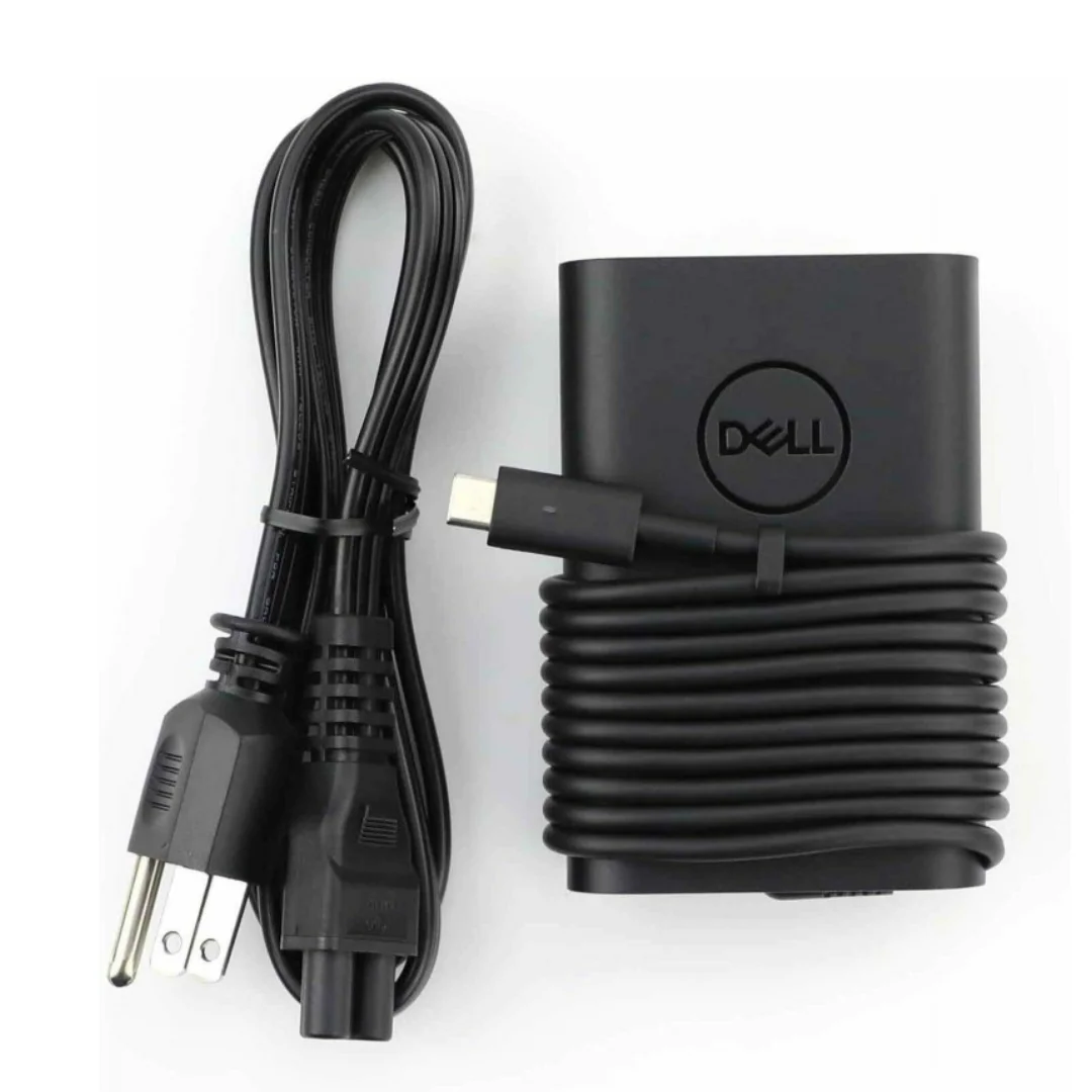 Cargador DELL USB-C Tipo C 65W Original – Adaptador de Corriente para Laptop | Envío en Guatemala