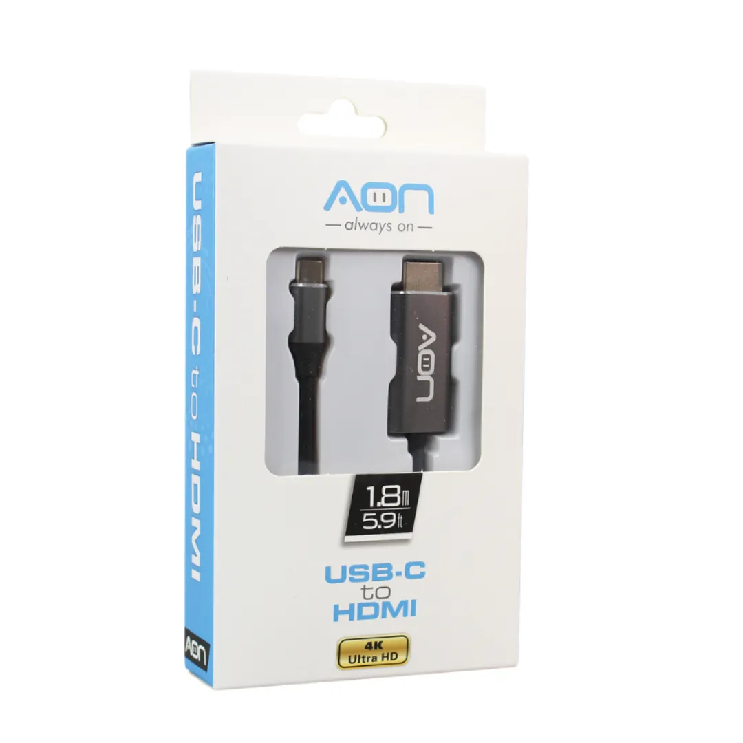 Cable USB-C a HDMI AON AO-CB-2101 1.8M