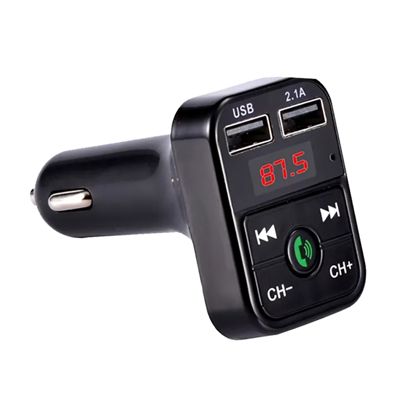 Cargador de coche Bluetooth Wisdomup con 2 cargadores USB 3.1A y mando a distancia CZ-01