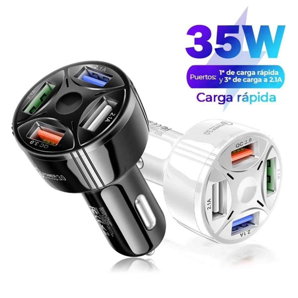 Cargador para Carro de carga rápida USB