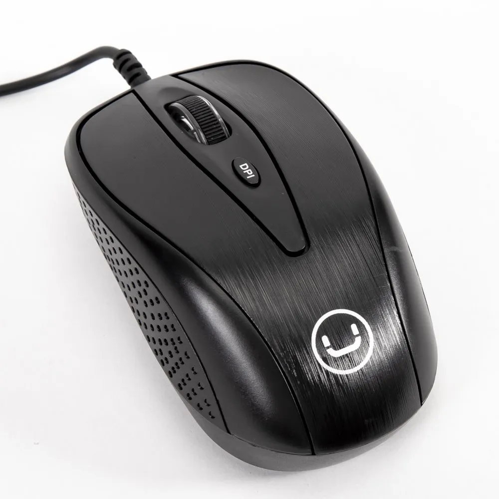 MOUSE TREK USB NEGRO UNNO MS6513BK