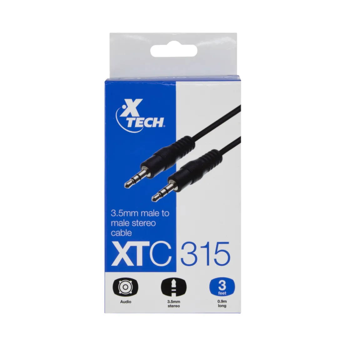 Cable Macho de 3,5 mm a macho de 3,5 mm XTC-315