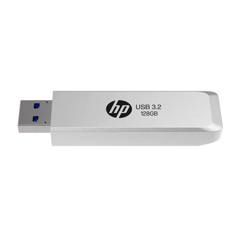 Memoria USB HP 128GB 819w 3.2 Flash Drives Plateado