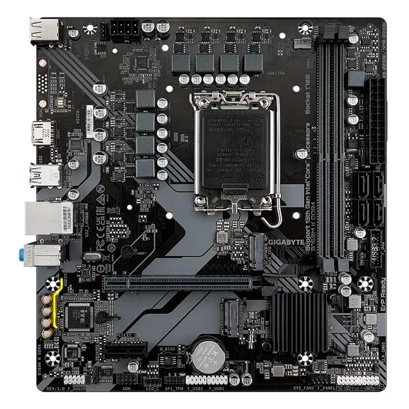 Motherboard Gigabyte B760M K LGA1700 12th, 13th y 14th Gen 2xDDR4 Micro-ATX