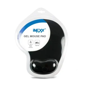 Mouse Pad Imexx 25811 Con Gel Negro Ergonómico