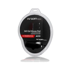 Mousepad Argom ARG-AC-1222 Gel 360 Negro