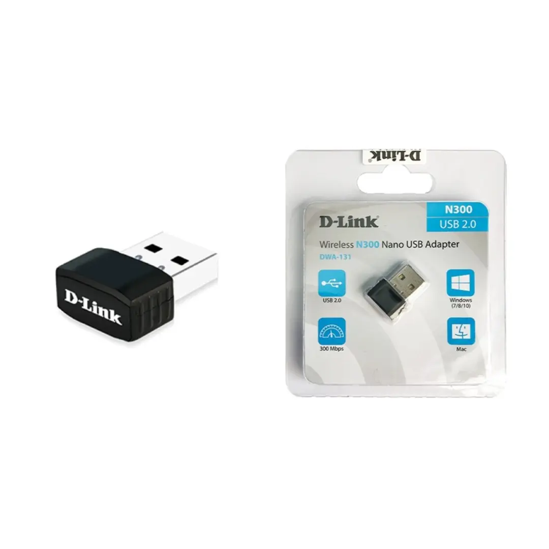 ADAPTADOR NANO D-LINK USB N300 INALAMBR