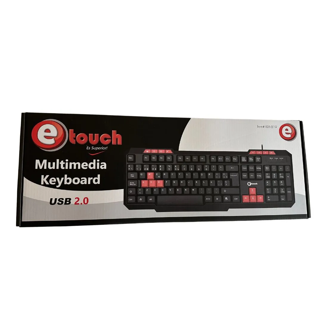 TECLADO MULTIMEDIA DE LUXE USB ETOUCH