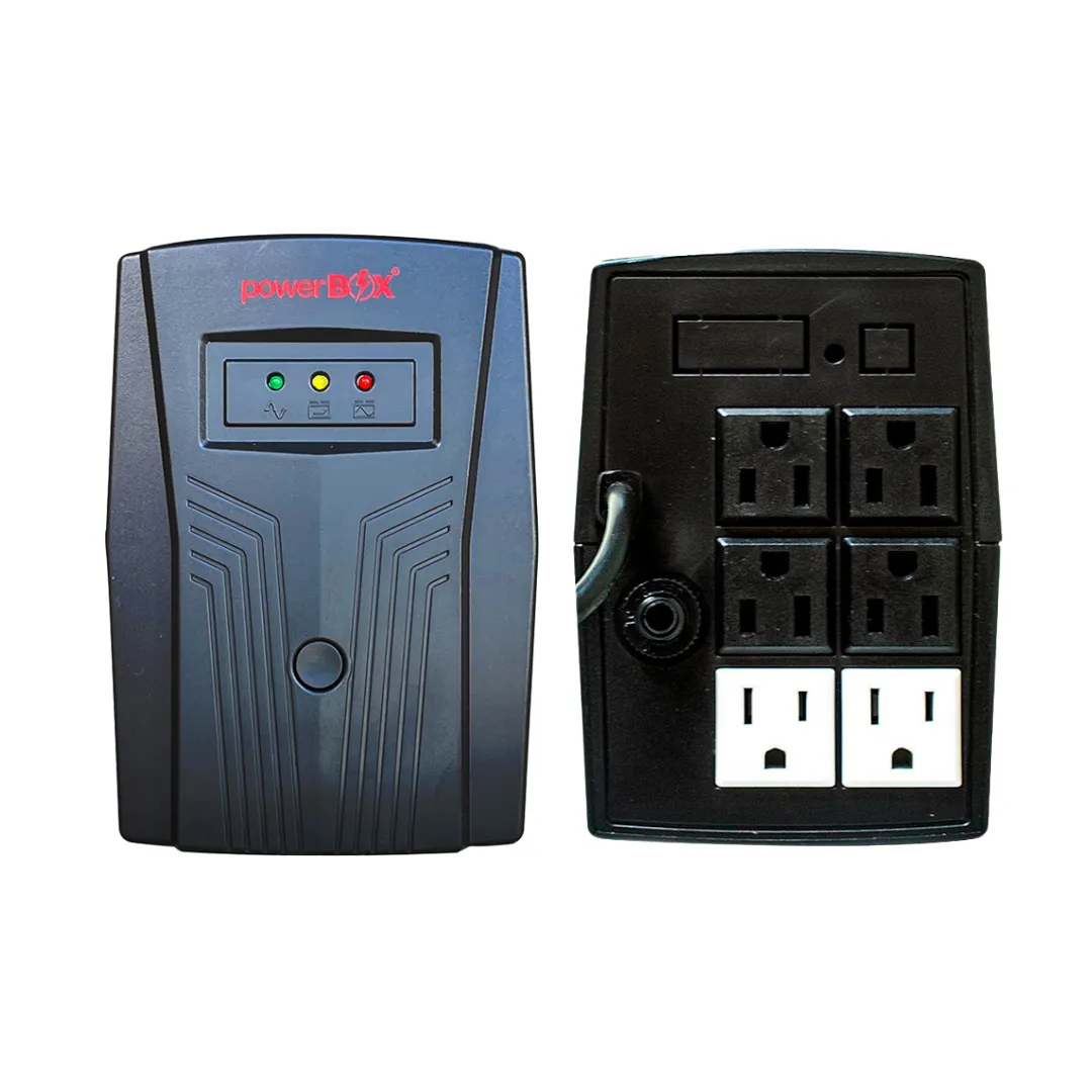 UPS 750VA PowerBox 390W 6 Tomas Nema