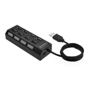USB Hub 4 Puertos CON SWICTH