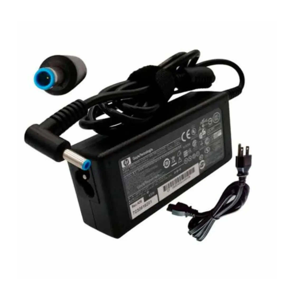 cargador HP 65W punta azul original