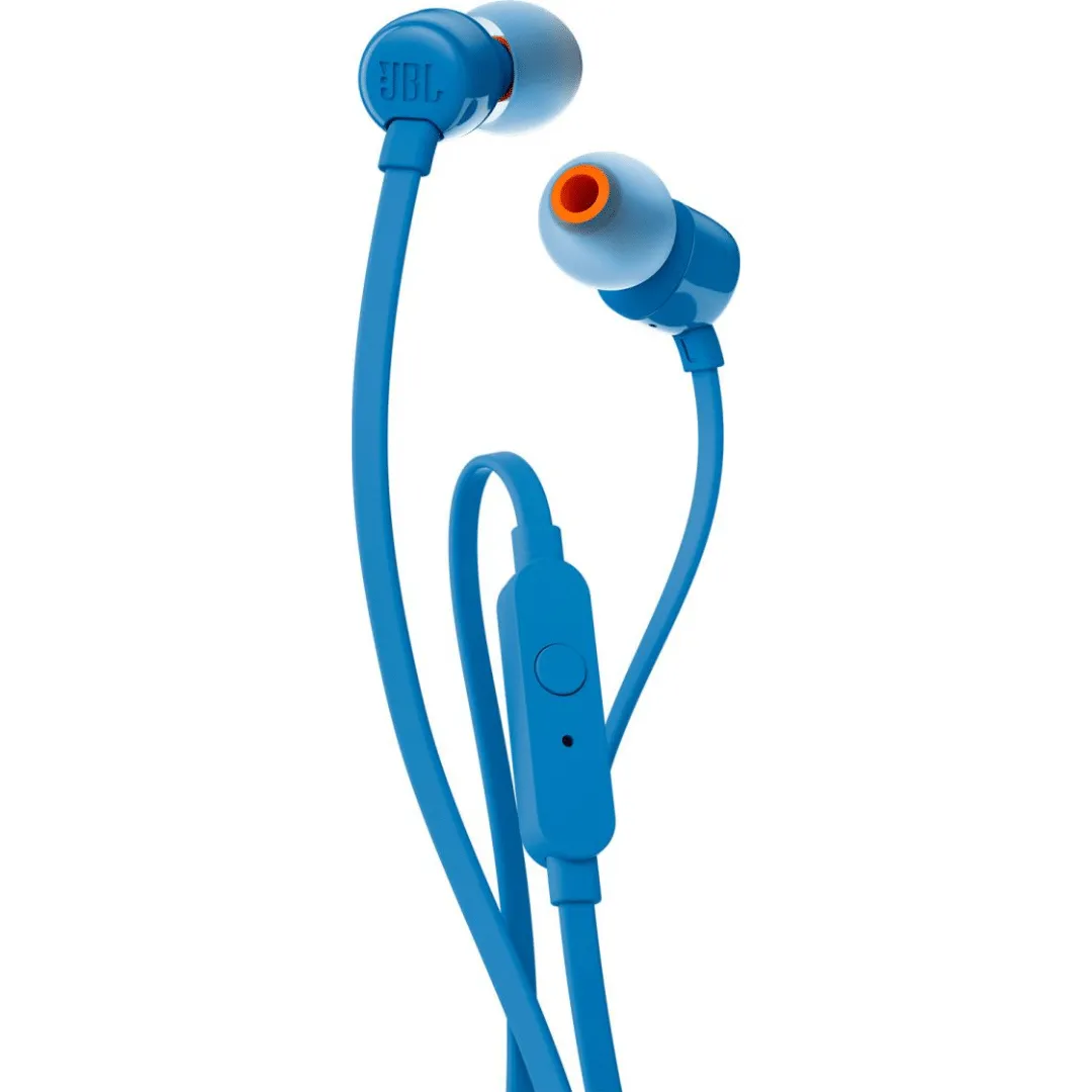 JBL T110 – Auriculares internos con micro – en oreja azules
