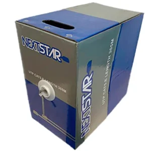 Bobina de Cable de Red NextStar Cat5E Interior 1000ft Gris