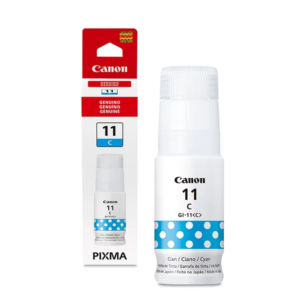 Botella de Tinta Canon GI-11 Cian 70ml