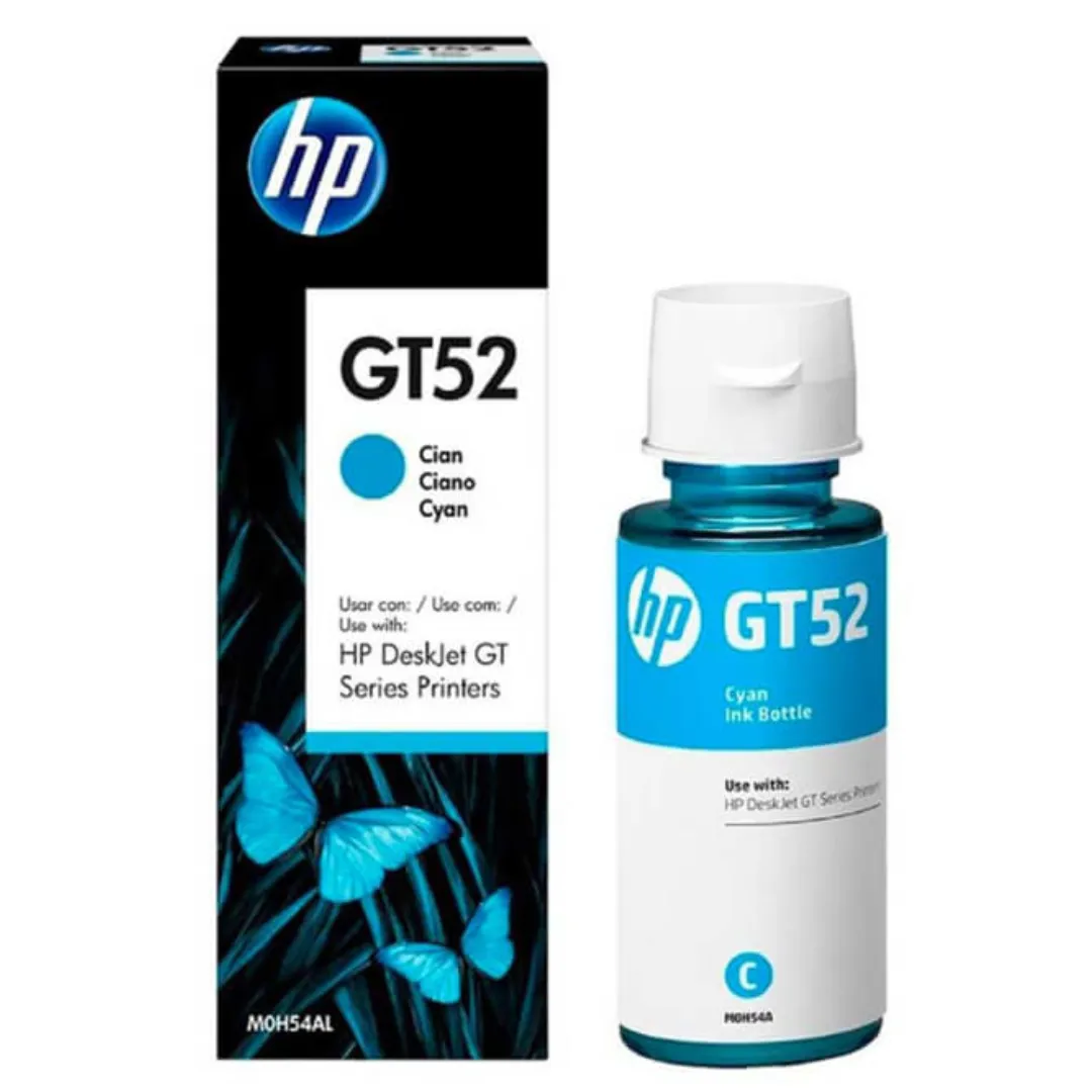 Botella de Tinta HP GT52 Cian 70ml