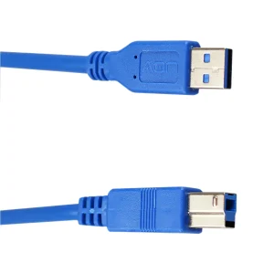 Cable USB para Impresora AON AO-CB-6101 1.8 Metros Azul