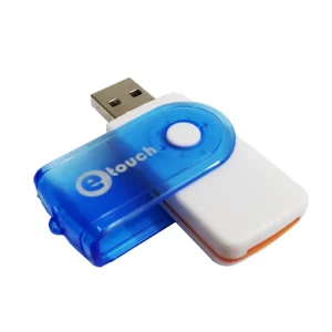 LECTOR de tarjetas 24 en 1 micro sd+SD+M2 etouch azul