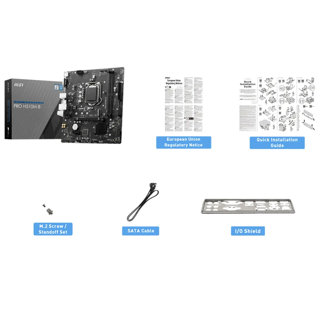 MSI PRO H510M-B – Placa base – micro ATX