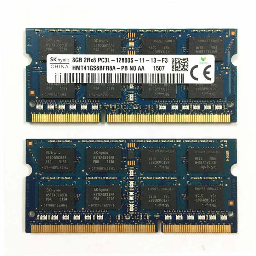 MEMORIA SK HYNIX 16 GB (2X8 GB) 2RX8 PC3-12800U HMT41GU6MFR8C-PB 2