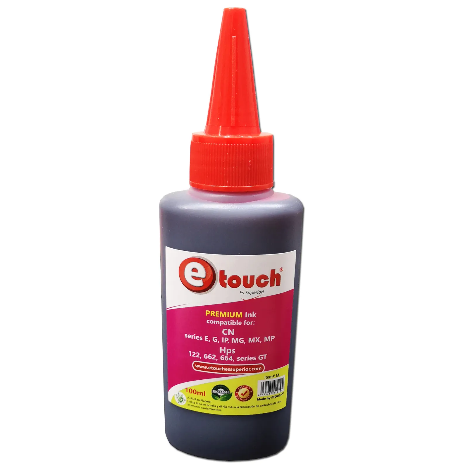 TINTA UNIVERSAL CANON / HP / EPSON 100ML MAGENTA ETOUCH