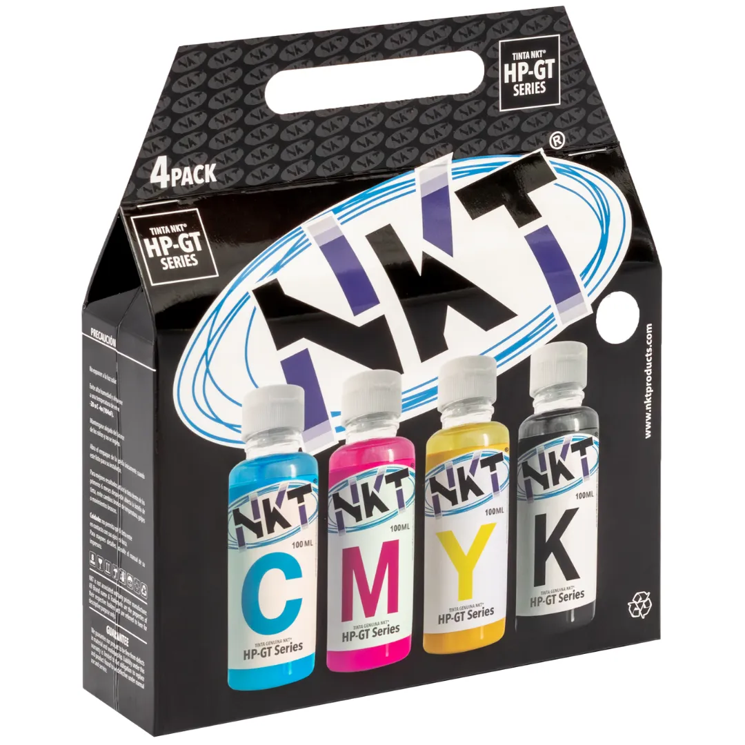 TINTA NKT 100ML 4PACK PARA HP GT SERIES