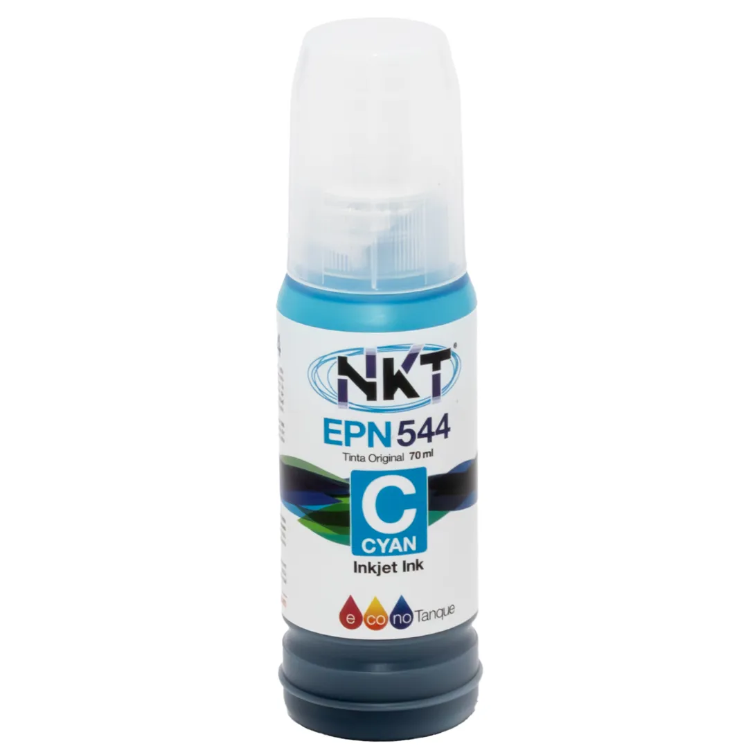 TINTA NKT 70ML CIAN PARA EPSON 544 SERIES