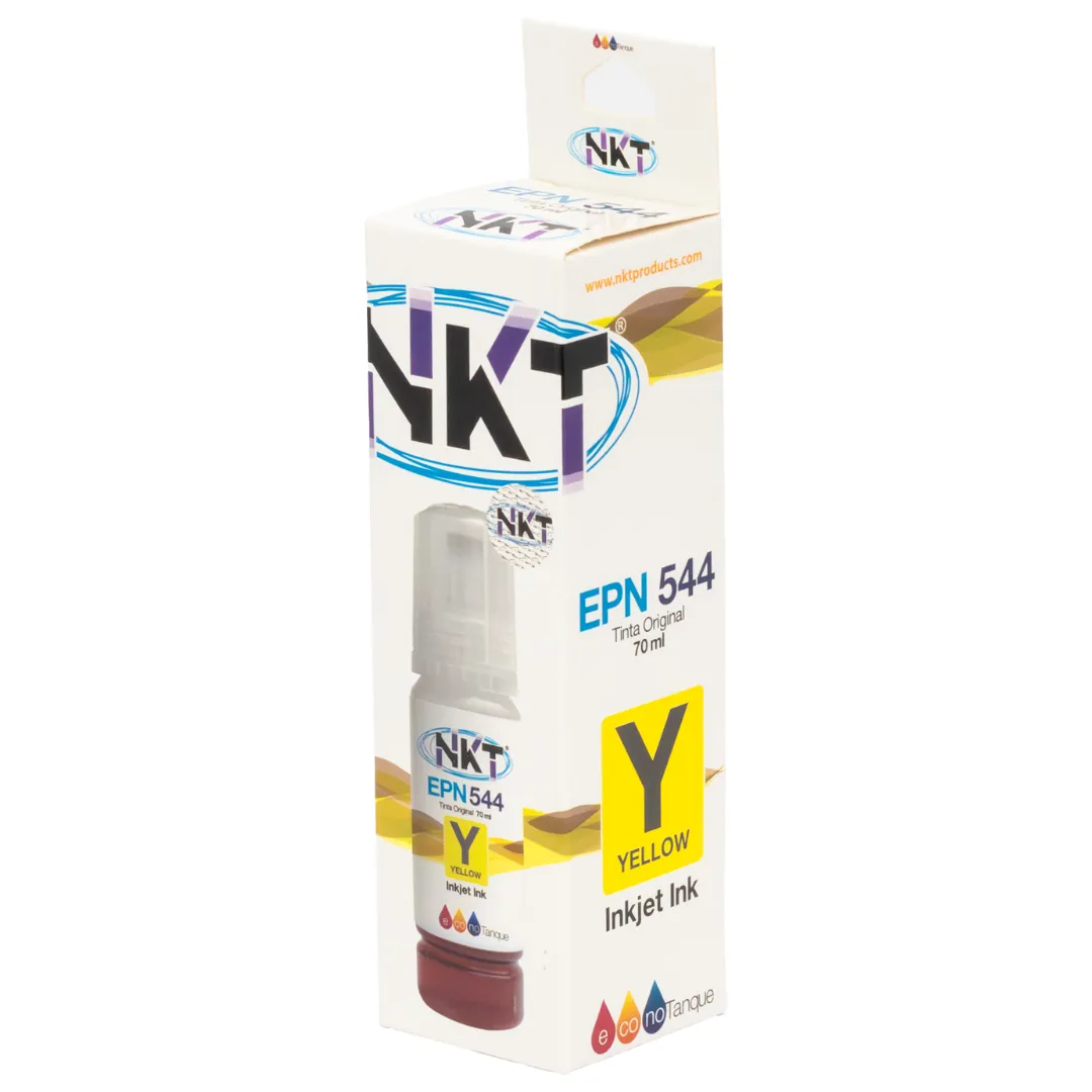 TINTA NKT 70ML YELLOW PARA EPSON 544 SERIES