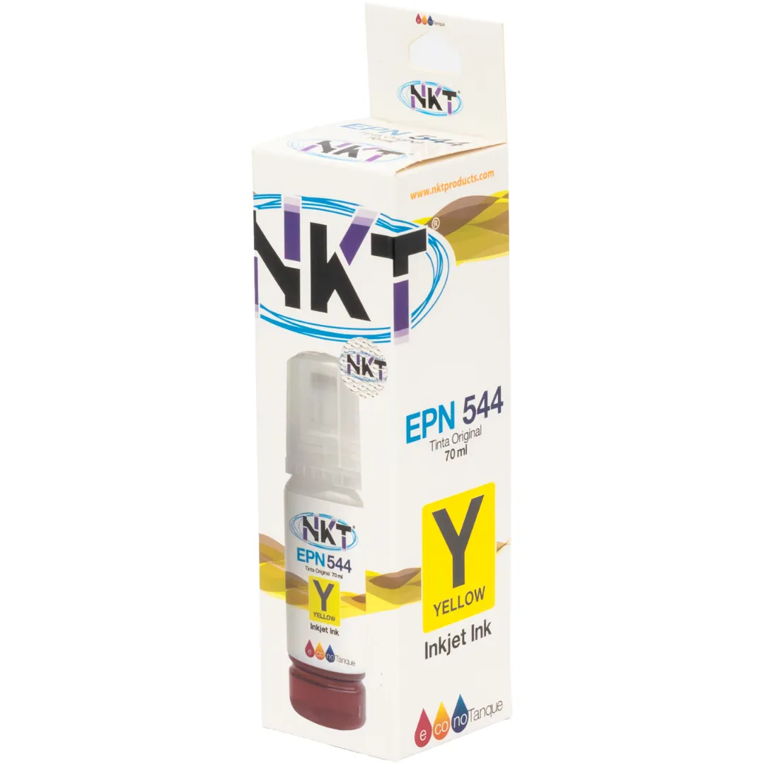 TINTA NKT 70ML YELLOW PARA EPSON 544 SERIES