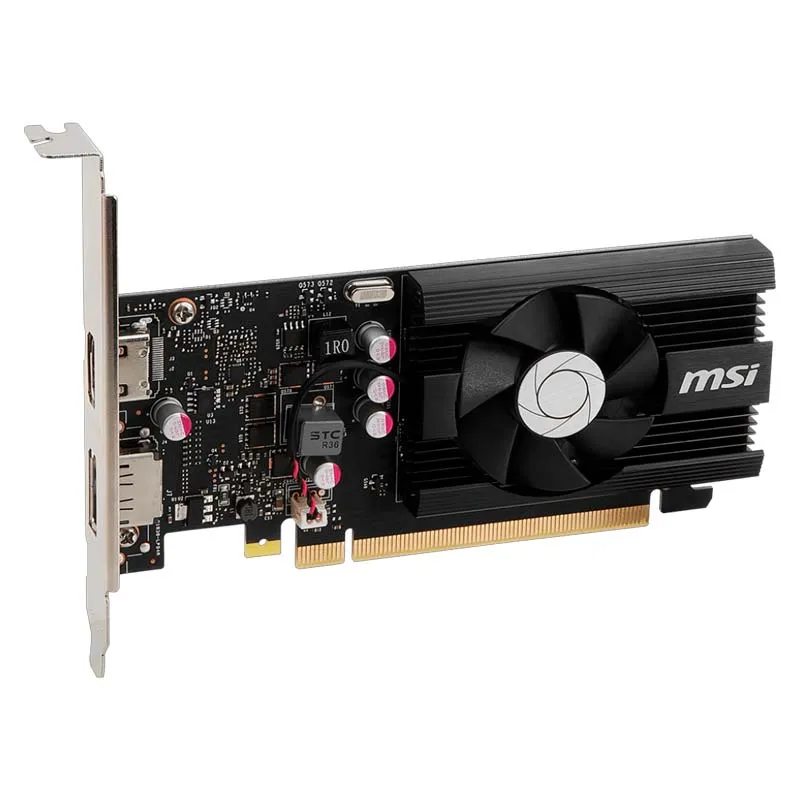 Tarjeta de Video 4GB DDR4  MSI GeForce GT1030 4GD4 bajo perfil OC