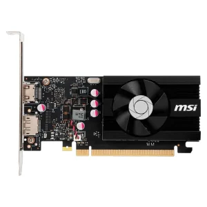 Tarjeta de Video 4GB DDR4  MSI GeForce GT1030 4GD4 bajo perfil OC